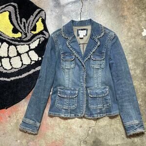 Y2k womens denim jean jacket
